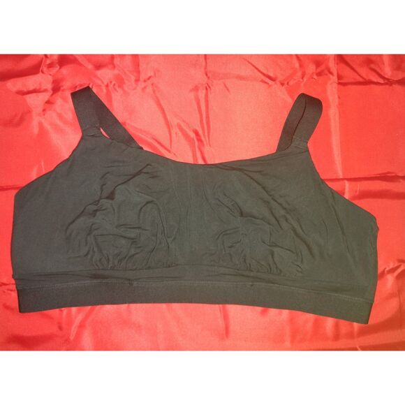 Elomi Downtime Wire-Free Bralette Size 44I Size 44J Plus Size Curvy EL301417BLK - Picture 1 of 7